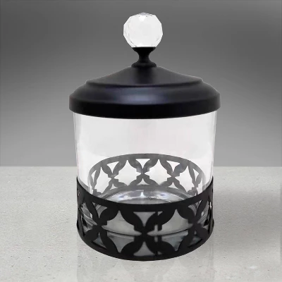 Legend Cotton Jar Black - Popular Bath Popular Home 3 Legend Cotton Jar Black - Popular Bath Popular Home