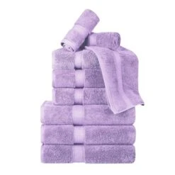 Premium Cotton 800 GSM Heavyweight Plush Luxury 9 Piece Bathroom Towel Set By Blue Nile Mills -Bathroom Accessories Store GUEST 0166b956 ab58 4e6c b320 a82988606fc8