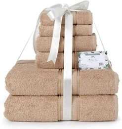 Noble House Ultra Soft 100% Cotton Extra Heavy & Absorbent Hotel & Spa Feel 6pc Bath Towel Set Bathroom 2 Bath Towels 2 Hand Towels 2 Washcloths -Bathroom Accessories Store GUEST 01cdb38e 3f7c 47c6 94d3 3e66d945c00f