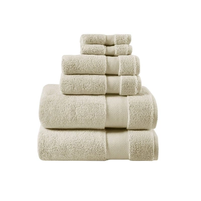 6pc Splendor Cotton Bath Towel Set - Madison Park 11 6pc Splendor Cotton Bath Towel Set - Madison Park - Image 9