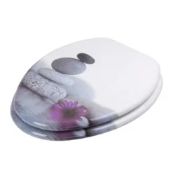 Sanilo 128 Elongated Molded Wood Adjustable Toilet Seat With No Slam, Soft-Close Lid, Stainless Steel Hinge, And Unique Design, Vintage Wood -Bathroom Accessories Store GUEST 040e7881 9817 42a0 b666 ef69b5bddd7d