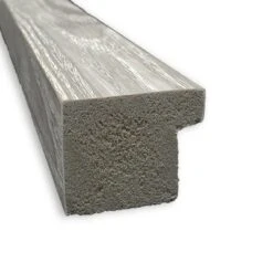 21" X 27" Non-Beveled Dove Square Bathroom Wall Mirror Gray Wash - Amanti Art