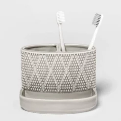 Canby Ceramic Organizer Gray - Threshold™