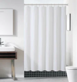GoodGram Basic PEVA Non-Toxic, Mold & Mildew Resistant Lightweight Vinyl Shower Liner -Bathroom Accessories Store GUEST 04b0d846 54c2 42d1 b52e 8cb24633c996