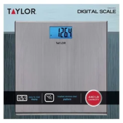 Digital Thin Stainless Steel Bathroom Scale - Taylor -Bathroom Accessories Store GUEST 05faf414 d626 49c5 b10b d104a6751ed1