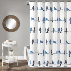 Rowley Birds Shower Curtain - Lush Décor 18 Rowley Birds Shower Curtain - Lush Décor -Bathroom Accessories Store GUEST 06b5e0ee 48a2 4590 b894 25fa12fce668
