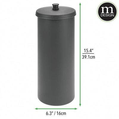 MDesign Toilet Paper Holder Canisters 4 MDesign Toilet Paper Holder Canisters - Image 2