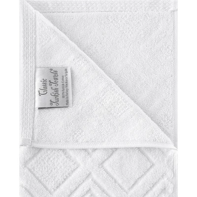 6pc LaRue Turkish Cotton Bath Towel Set White - Makroteks 3 6pc LaRue Turkish Cotton Bath Towel Set White - Makroteks