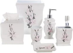 Creative Scents Vanda White Wastebasket -Bathroom Accessories Store GUEST 0c26b97d 4559 4463 a803 e0091c1218ef