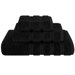 American Soft Linen 3 Piece Towel Set, 100% Cotton Bath Towels For Bathroom -Bathroom Accessories Store GUEST 0c7ea310 717c 48b2 bab2 698c69c695e0