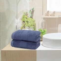 2 Pcs Luxury Hand Towels 100% Cotton Absorbent Drying Face Towels Washcloth - PiccoCasa -Bathroom Accessories Store GUEST 0d4c478e 7aee 4e8b a8f7 fc92c2e74921