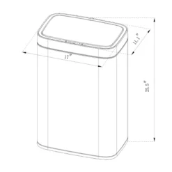 Motion Wastebasket With Liner - Brightroom™ 8 Motion Wastebasket With Liner - Brightroom™ -Bathroom Accessories Store GUEST 0e7e13e3 1c51 4968 9797 f05398706d76
