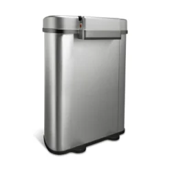 Nine Stars 18.5gal Motion Sensor D-Shape Stainless Steel Recycling Trash Can -Bathroom Accessories Store GUEST 0e920568 b4f4 435d 8e94 0b475a7e95df