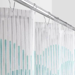 Ombre Wave Shower Curtain Aqua - Allure Home Creations
