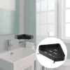 Unique Bargains Bath Corner Shower Shelves Adhesive Caddy With Hooks Drill For Bathroom 9.57"x9.57"x1.97" 2 Sets 2 Unique Bargains Bath Corner Shower Shelves Adhesive Caddy With Hooks Drill For Bathroom 9.57"x9.57"x1.97" 2 Sets -Bathroom Accessories Store GUEST 0fff9dfc 03fb 489a 8e8e 1e5604b48630