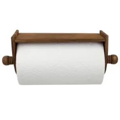 Home Basics Quick Install Rustic Pine Wood Wall Mounted Paper Towel Holder With Flat Top, Brown 11 Home Basics Quick Install Rustic Pine Wood Wall Mounted Paper Towel Holder With Flat Top, Brown -Bathroom Accessories Store GUEST 10d38d9c 8bb8 4bda bf4c b7e857bc0ab2