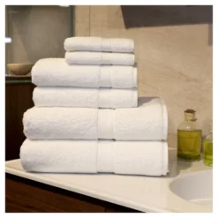 Terry Towel Combination 6pc Set White - Linum Home Textiles -Bathroom Accessories Store GUEST 11d7db32 eaf0 49b7 b74d 752d04f2b87e