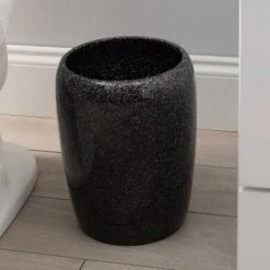 Eclat Glitter Bathroom Waste Basket Black - Elle Décor 6 Eclat Glitter Bathroom Waste Basket Black - Elle Décor -Bathroom Accessories Store GUEST 12081458 417d 4a1f bb17 055e1a00fc5f