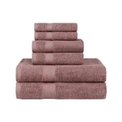 Modern Solid Classic Premium Luxury Cotton 6 Piece Bath, Face, And Hand Towel Set By Blue Nile Mills -Bathroom Accessories Store GUEST 1222be1f 9cf1 45fc b3e7 6ed883d54b8f