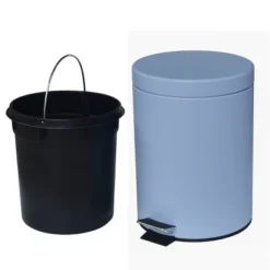 1.3gal Soft Close Pedal Trash Bin Chambray Blue - 88 Main -Bathroom Accessories Store GUEST 13450b21 c6dc 4aea bcb3 21793973f0fa