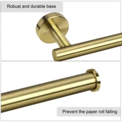 Unique Bargains Bathroom Rustproof Stainless Steel Brushed Fixed Toilet Paper Holders -Bathroom Accessories Store GUEST 146427d0 d41c 46bd 970a 461e7c4218c5