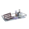 Geometric Tempered Glass Vanity Tank Tray White/Chrome - Home Details 2 Geometric Tempered Glass Vanity Tank Tray White/Chrome - Home Details -Bathroom Accessories Store GUEST 171b2486 f37b 4a65 8dfa 4952025582e2