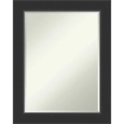 Amanti Art Corvino Petite Bevel Wood Bathroom Wall Mirror -Bathroom Accessories Store GUEST 18e9301f 75f4 48a0 bddc 6108414b6047