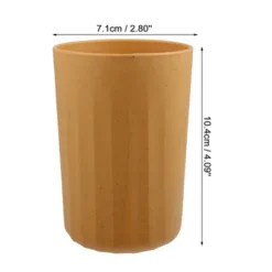 Unique Bargains Bathroom Tumbler With Smooth Lines Wheat Straw Cup For Bathroom For Toothpaste 4.09''x2.80'' 1Pc -Bathroom Accessories Store GUEST 1bdbecfa 865f 48f8 a4ce bdb70908af53