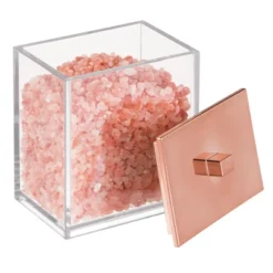 MDesign Square Storage Apothecary Jar For Bathroom, 2 Pack 26 MDesign Square Storage Apothecary Jar For Bathroom, 2 Pack -Bathroom Accessories Store GUEST 1cb3bf76 d2dc 4d5a 8642 685e30964b0d