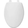 Caswell Never Loosen Elongated Antimicrobial Plastic Soft Close Toilet Seat White - Mayfair By Bemis -Bathroom Accessories Store GUEST 1d670f20 2e68 4e0c a8e8 142d1a6d06ae
