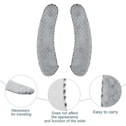 Unique Bargains 2 Pair Toilet Seat Cover Pad Bathroom Warm Toilet Seat Cushion Washable Reusable -Bathroom Accessories Store GUEST 1dd8af81 07b9 44a5 8b4b a23092462008