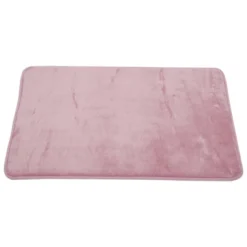 Unique Bargains Polyester Machine Washable Bathroom Mat Pink 31.5"x19.69" -Bathroom Accessories Store GUEST 1ec8c9a6 6a57 4a67 81d4 d892f8be91aa