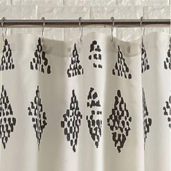 Prosperity Shower Curtain Black/Cream - Jungalow By Justina Blakeney -Bathroom Accessories Store GUEST 1f081014 54de 49c0 ba68 5ae6008bbfa1