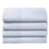 Creative Scents White Embellished Towel Set With Gift Box -Bathroom Accessories Store GUEST 22944f22 d77e 4ec5 95e6 05fc048a7aba