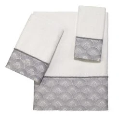 Avanti Deco Shell 3 Pc Towel Set -Bathroom Accessories Store GUEST 22d18773 5002 49b2 aad4 bf899c50f8e1