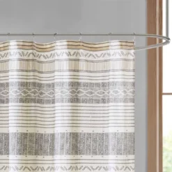 72"x72" Striped Cody Cotton Shower Curtain With Tassel - Ink+Ivy -Bathroom Accessories Store GUEST 261db2fd 49d1 4a84 972e 077dd12cdd62