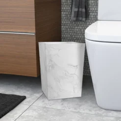 Marble Patterned Bathroom Wastebasket - Nu Steel 8 Marble Patterned Bathroom Wastebasket - Nu Steel -Bathroom Accessories Store GUEST 279588cf e35b 4292 aa0e 21f7a8f83e1c