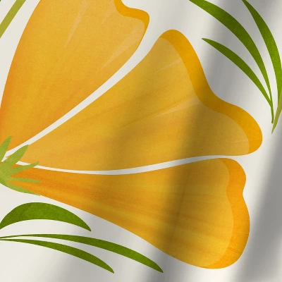 Americanflat 71" X 74" Shower Curtain, Spring Wildflowers By Modern Tropical 5 Americanflat 71" X 74" Shower Curtain, Spring Wildflowers By Modern Tropical - Image 3