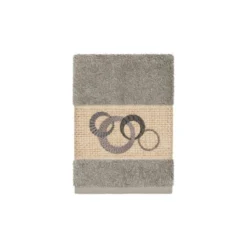 3pc Annabelle Embellished Towel Set - Linum Home Textiles -Bathroom Accessories Store GUEST 2800dbd6 12ef 4d91 9fde 1cc1789a8701