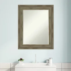 Amanti Art Alexandria Petite Bevel Wood Bathroom Wall Mirror -Bathroom Accessories Store GUEST 2d8b033e f690 4d2a 9170 d6ad3d293103