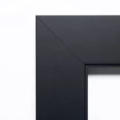 43" X 32" Non-Beveled Corvino Wood Bathroom Wall Mirror Black - Amanti Art -Bathroom Accessories Store GUEST 2dece874 5945 40b4 a9d2 ce06df8e93f5