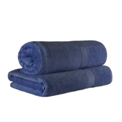 Luxury Premium Cotton 800 GSM Highly Absorbent 2 Piece Solid Bath Sheet Set By Blue Nile Mills -Bathroom Accessories Store GUEST 2e9b019c 919a 4fbd 9adf a227044e7aaf