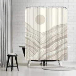 Americanflat 71" X 74" Shower Curtain Neutral Styles By Modern Tropical -Bathroom Accessories Store GUEST 324fae07 a969 4805 b3d8 ca788db08c2d
