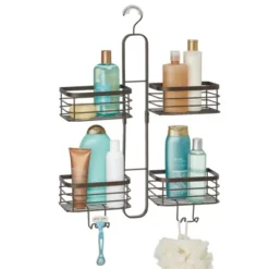 MDesign Metal Steel 4 Basket Hanging Bathroom Shower Caddy -Bathroom Accessories Store GUEST 32b12b22 3c32 40bd b07d 31d0fb9bfe59