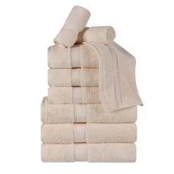 Premium Cotton 800 GSM Heavyweight Plush Luxury 9 Piece Bathroom Towel Set By Blue Nile Mills -Bathroom Accessories Store GUEST 3380f2b1 bd48 409c bbaa f1000de51ba6