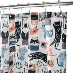 Cats Shower Curtain - Moda At Home -Bathroom Accessories Store GUEST 33bd377f 66dc 4894 983c b11a3b92ba9f
