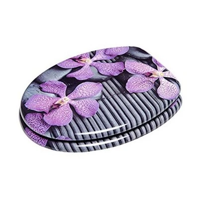 Sanilo Round Molded Wood Toilet Seat With No Slam, Slow, Soft Close Lid, Stainless Steel Hinges, Unique Fun Decorative Design, Vintage Wood Grain 3 Sanilo Round Molded Wood Toilet Seat With No Slam, Slow, Soft Close Lid, Stainless Steel Hinges, Unique Fun Decorative Design, Vintage Wood Grain