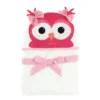 Hudson Baby Infant Girl Cotton Animal Face Hooded Towel, Cutesy Owl, One Size -Bathroom Accessories Store GUEST 34c26f06 69d9 4cad 8628 c9c549ef7534