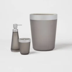 Wastebasket Gray - Room Essentials™ -Bathroom Accessories Store GUEST 35a7f742 6a37 422d ba02 825580ab1723