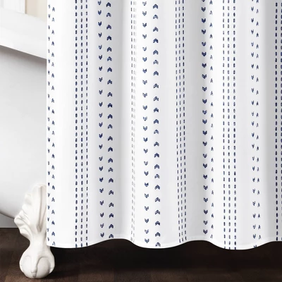 72"x72" Hygge Striped Single Shower Curtain - Lush Décor 5 72"x72" Hygge Striped Single Shower Curtain - Lush Décor - Image 3